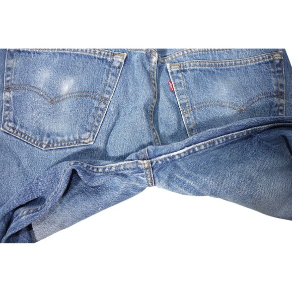 Vintage Levis 501 XX Jeans Madein USA Button Fly Shrink to Fit Blue Denim Levi S - Picture 9 of 15